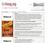 Tablet Screenshot of dietiwag.org